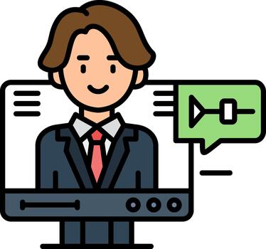 Functional Computer Icon Graphic for Software Projects vector