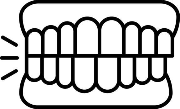 Underbite Modern Visual Concept for Creative Interface Design vector