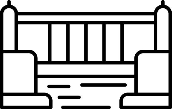 invierno puente creativo visual solución para moderno interfaz sistemas vector