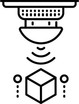 proximidad sensor creativo visual solución para moderno interfaz sistemas vector