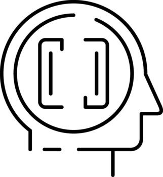Cognitive Flexibility Creative Visual Solution for Modern Interface Systems vector
