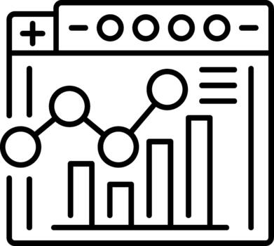 Creative Visual Solution for Modern Interface Systems Featuring Analytics Dashboard vector