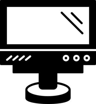 monitor gráfico para moderno diseño proyectos sólido vector