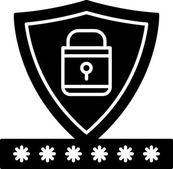 Password Editable Asset for Digital Projects Solid vector
