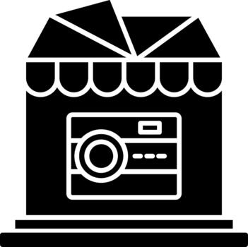 Camera Original Icon for Design Projects Solid vector