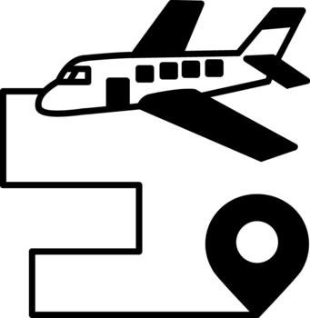 Route Scalable Artwork for Website Interfaces Solid vector
