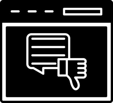 Feedback Design Symbol for Mobile App Interfaces Solid vector