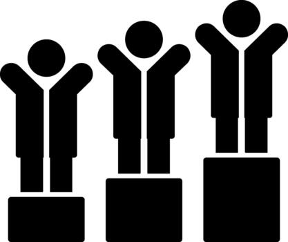 Equality Graphic for Modern Design Projects Solid vector