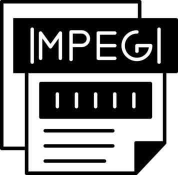 profesional MPEG Arte para creativo trabajo sólido vector