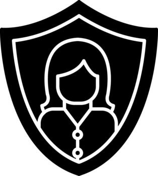 proteger original icono para diseño proyectos sólido vector