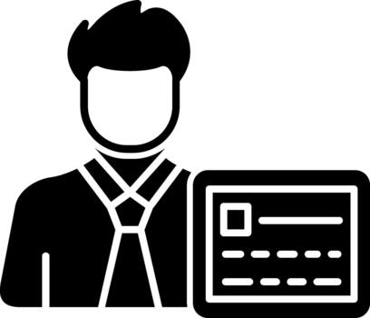 usuario codificación plano ilustración para digital diseño recursos sólido vector