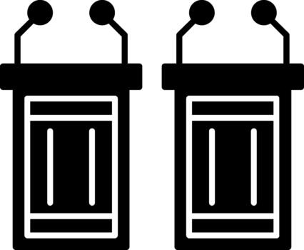 debate editable activo para digital proyectos sólido vector