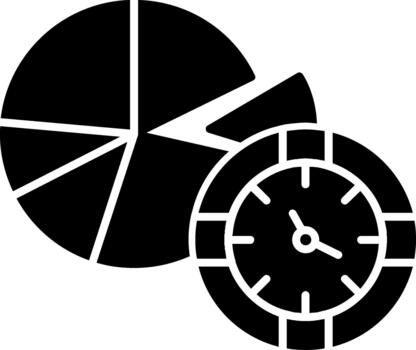 distintivo tarta gráfico símbolo para creativo proyectos sólido vector