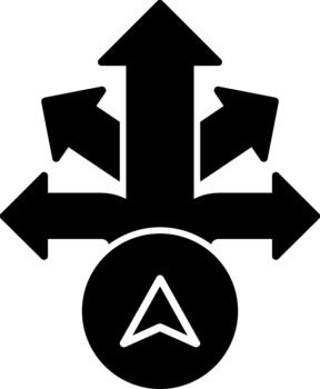 Arrows Editable Asset for Digital Projects Solid vector