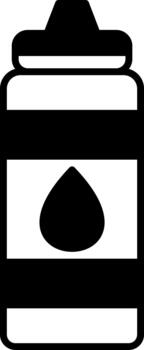 Minimal Water Illustration for Digital Interface Design Solid vector