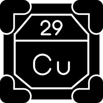Copper Creative Element for Interface Projects Solid vector