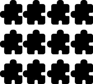 rompecabezas creativo elemento para interfaz proyectos sólido vector