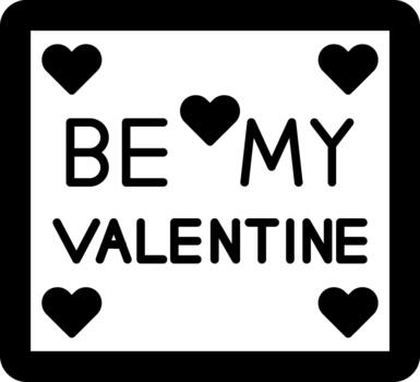 san valentin día creativo elemento para interfaz proyectos sólido vector