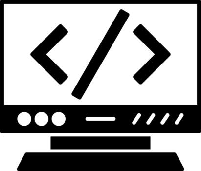 programación creativo elemento para interfaz proyectos sólido vector