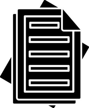 documento creativo elemento para interfaz proyectos sólido vector