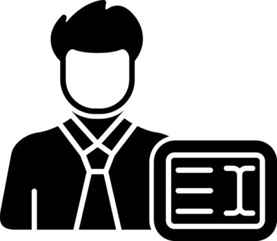Professional User Code Art for Creative Work Solid vector