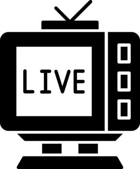 En Vivo creativo elemento para interfaz proyectos sólido vector