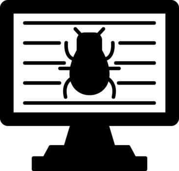 depuración visual icono para sitios web y aplicaciones sólido vector