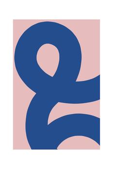 Wave Loop Pattern Poster Abstract vector