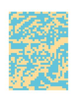 Pixel Pattern Seamless Geometric Loop vector