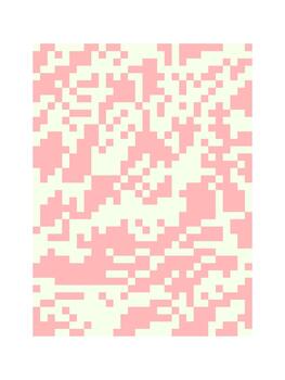 Pixel Pattern Seamless Geometric Repeat vector
