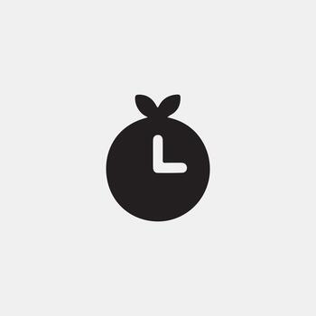 Work Interval Timer Solid Icon for Time Blocking and Interval Management vector