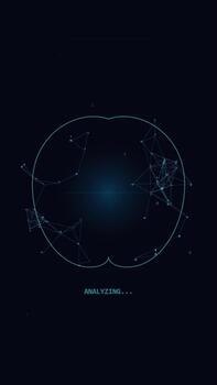 Digital neural network visualization processing complex data as a brain video