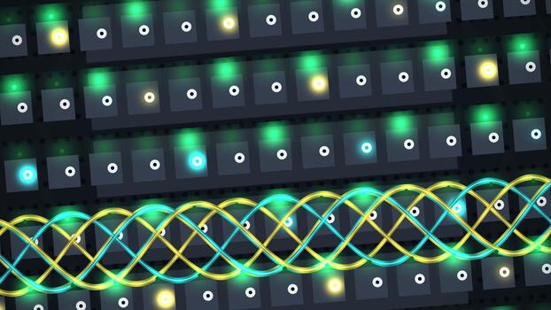 Fiber Optic Distribution Frame Patch Panel Network Loop video