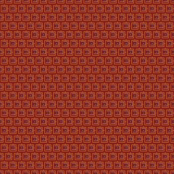 Rust Red Concentric Square Maze Pattern vector