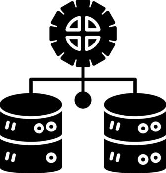 Data Editable Asset for Digital Projects Solid vector