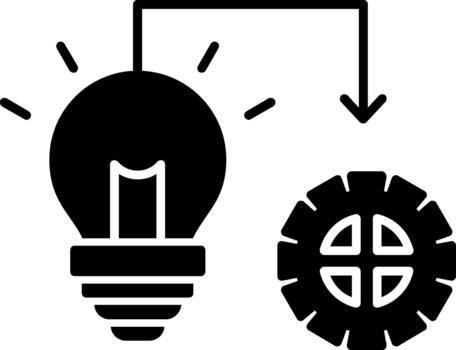 Professional Implementation Art for Creative Work Solid vector