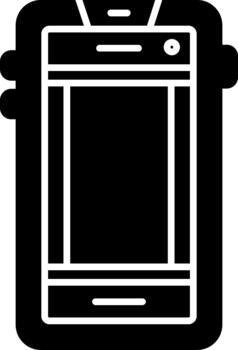 Creative Smartphone Symbol Artwork for Digital Interfaces Solid vector