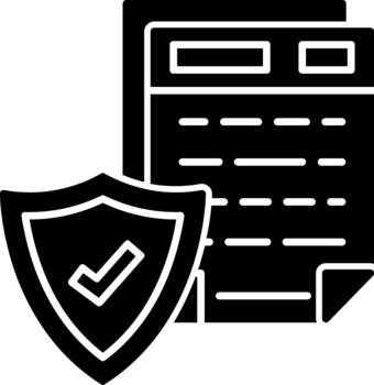 seguro creativo elemento para interfaz proyectos sólido vector