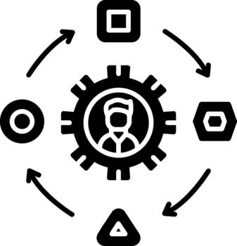 Adaptation Creative Element for Interface Projects Solid vector
