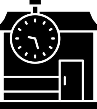Timer Original Icon for Design Projects Solid vector