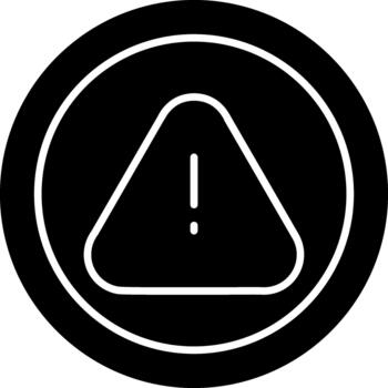 Warning Scalable Artwork for Website Interfaces Solid vector