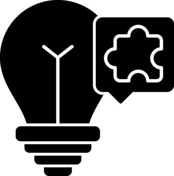 Creative Solution Illustration for Modern Visual Communication Solid vector