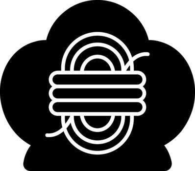 Rope Scalable Artwork for Website Interfaces Solid vector