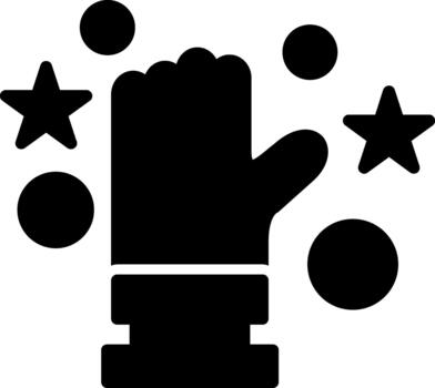 guantes editable activo para digital proyectos sólido vector