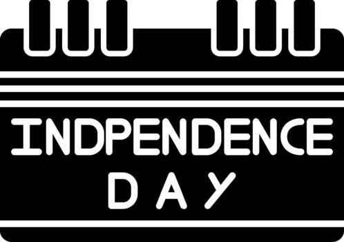Independence Day Creative Element for Interface Projects Solid vector