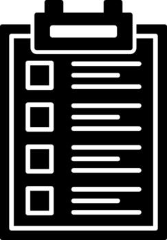 Lista de Verificación creativo elemento para interfaz proyectos sólido vector