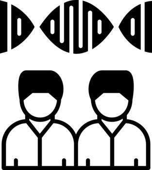 Human Clone Editable Asset for Digital Projects Solid vector
