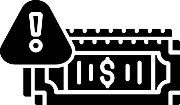 Risk Editable Asset for Digital Projects Solid vector