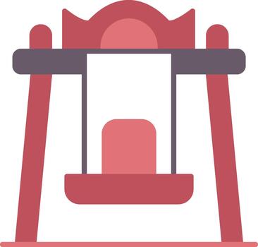 columpio creativo elemento para interfaz proyectos plano vector