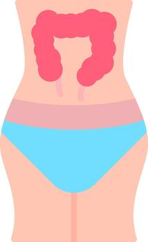 Abdomen Creative Element for Interface Projects Flat vector
